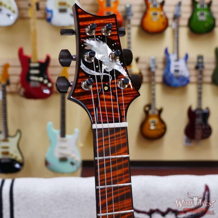 PRS Private Stock #9650 Koa Singlecut McCarty 594 Hollowbody II Piezo Winter Egrets Inlays Brazilian Rosewood Neck Natural - Image 7