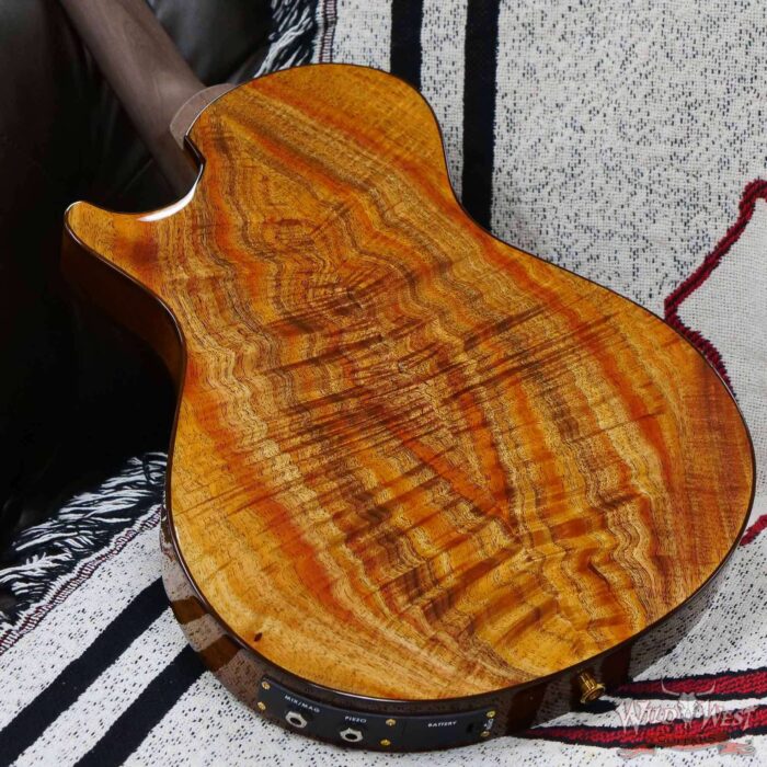 PRS Private Stock #9650 Koa Singlecut McCarty 594 Hollowbody II Piezo Winter Egrets Inlays Brazilian Rosewood Neck Natural - Image 12