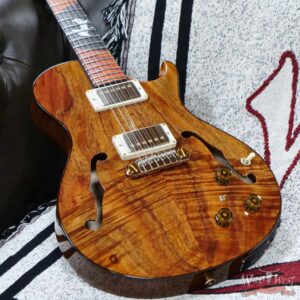 Paul Reed Smith PRS Private Stock #9651 Singlecut 594 Hollowbody II Piezo Koa Top Brazilian Rosewood Neck Winter Egrets - Image 8