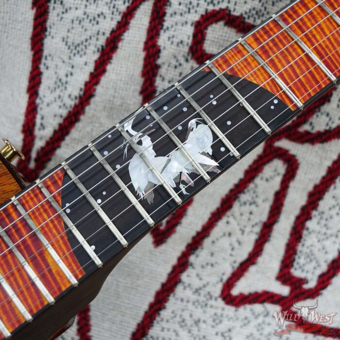 Paul Reed Smith PRS Private Stock #9651 Singlecut 594 Hollowbody II Piezo Koa Top Brazilian Rosewood Neck Winter Egrets - Image 9