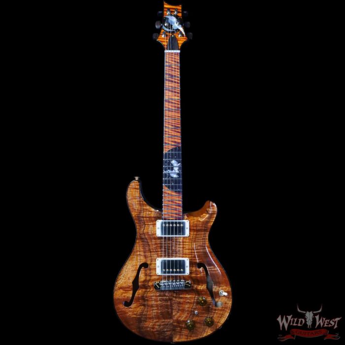 Paul Reed Smith PRS Private Stock #9671 McCarty 594 Hollowbody II Piezo Koa Top Brazilian Rosewood Neck Winter Egrets Inlay - Image 3
