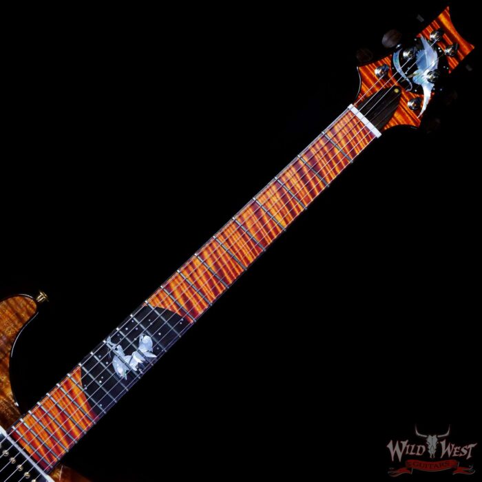Paul Reed Smith PRS Private Stock #9671 McCarty 594 Hollowbody II Piezo Koa Top Brazilian Rosewood Neck Winter Egrets Inlay - Image 4