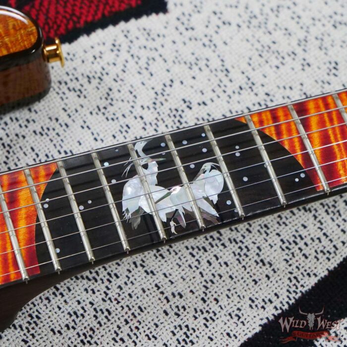 Paul Reed Smith PRS Private Stock #9671 McCarty 594 Hollowbody II Piezo Koa Top Brazilian Rosewood Neck Winter Egrets Inlay - Image 8