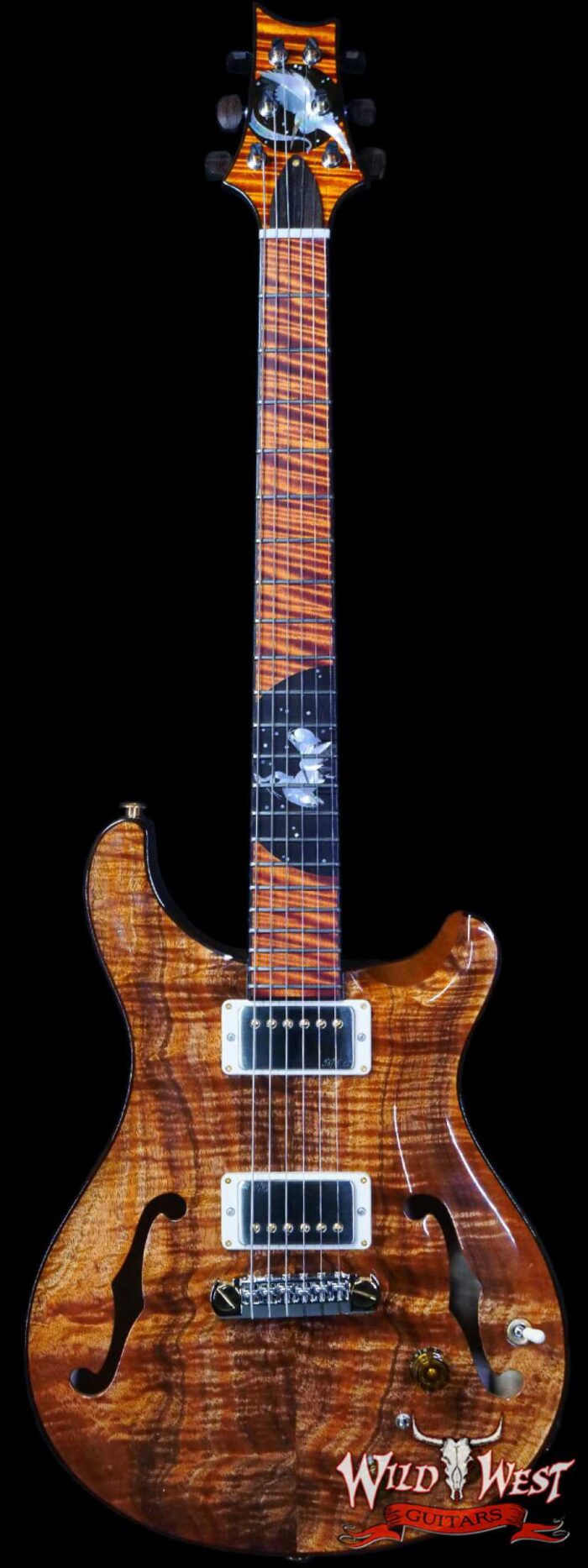 Paul Reed Smith PRS Private Stock #9671 McCarty 594 Hollowbody II Piezo Koa Top Brazilian Rosewood Neck Winter Egrets Inlay - Image 1