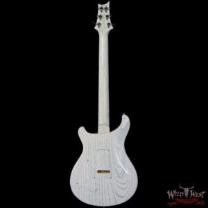 Paul Reed Smith PRS Private Stock #9792 Custom 24 Spalted Maple Top Ash Body & Neck Natural with Blue Smoked Silver Leaf - Image 6