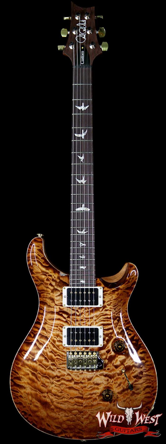 Paul Reed Smith PRS Quilted Maple Top 10 Top Custom 24 Katalox Fretboard Copperhead - Image 1