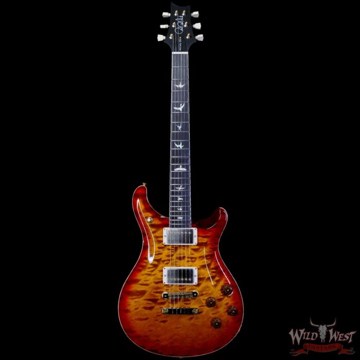 Paul Reed Smith PRS Core 10 Top McCarty 594 1-Piece Quilt Maple Top Stained Flame Maple Neck Top Ebony Board Dark Cherry Sunburst - Image 3