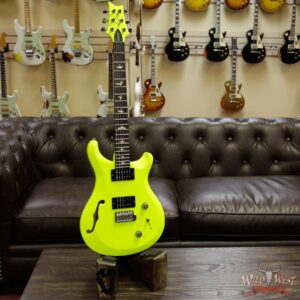 Paul Reed Smith PRS S2 Custom 22 Semi-Hollow Rosewood Fretboard Neon Yellow - Image 7