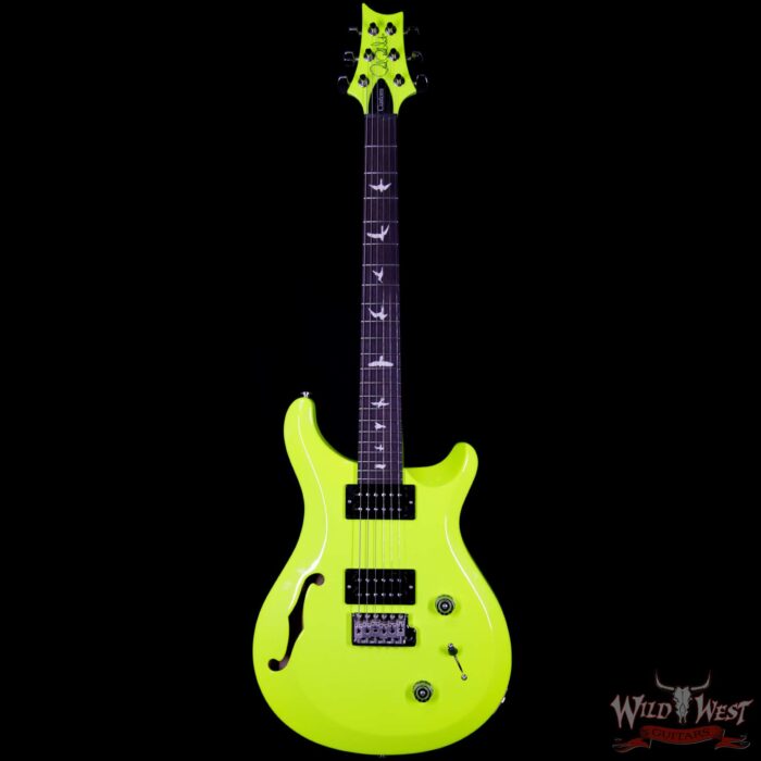 Paul Reed Smith PRS S2 Custom 22 Semi-Hollow Rosewood Fretboard Neon Yellow - Image 3