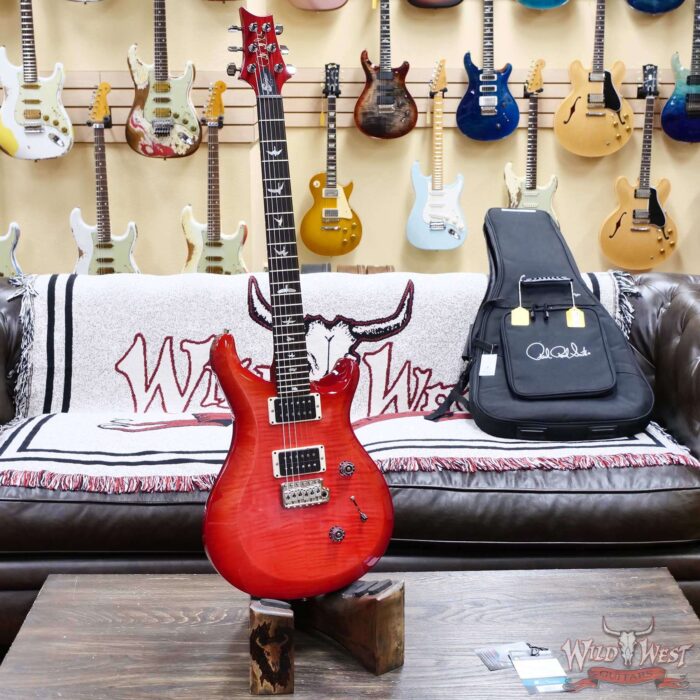 Paul Reed Smith PRS 10th Anniversary S2 Custom 24 Limited Edition (USA Pickups) Bonnie Pink Cherry Burst 7.70 LBS - Image 4