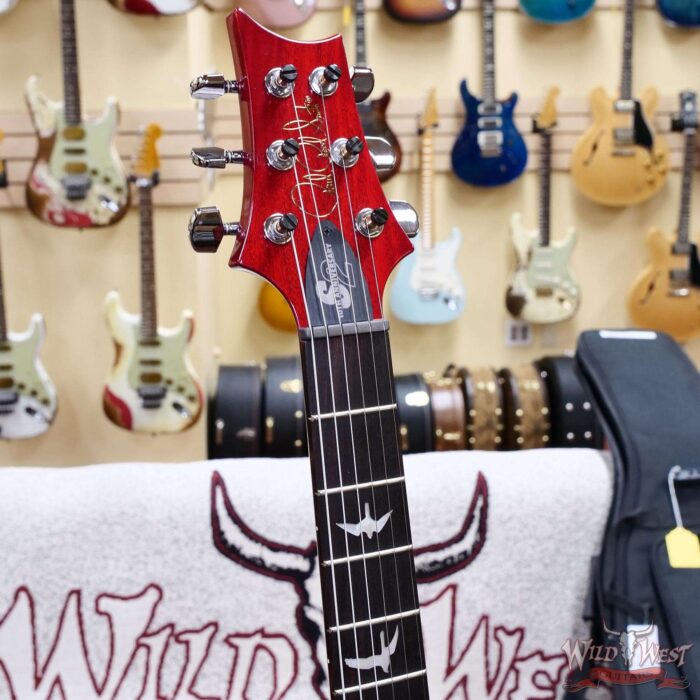 Paul Reed Smith PRS 10th Anniversary S2 Custom 24 Limited Edition (USA Pickups) Bonnie Pink Cherry Burst 7.70 LBS - Image 5