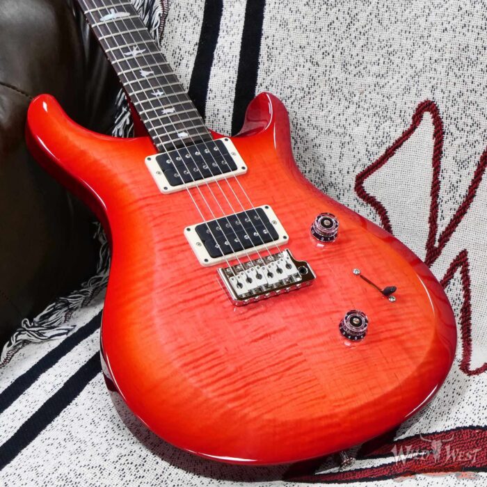 Paul Reed Smith PRS 10th Anniversary S2 Custom 24 Limited Edition (USA Pickups) Bonnie Pink Cherry Burst 7.70 LBS - Image 6