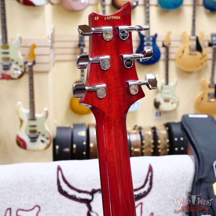 Paul Reed Smith PRS 10th Anniversary S2 Custom 24 Limited Edition (USA Pickups) Bonnie Pink Cherry Burst 7.70 LBS - Image 8