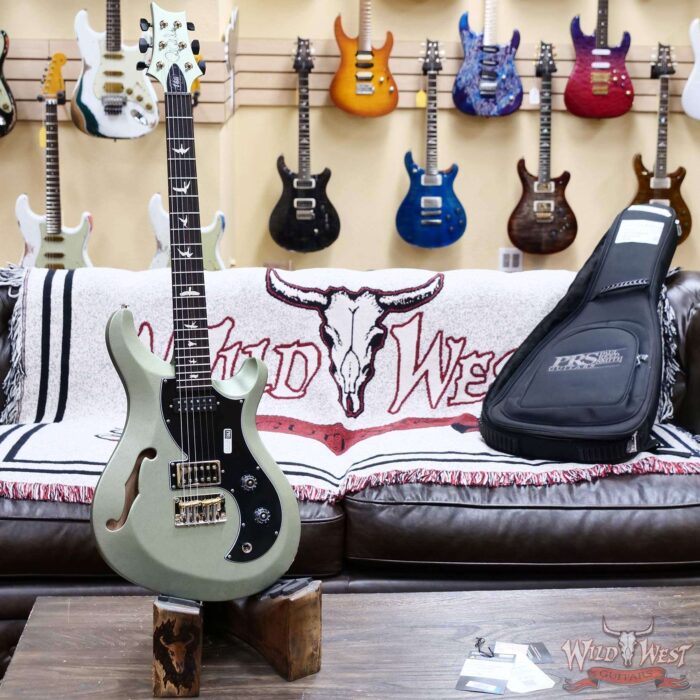 2025 Paul Reed Smith PRS S2 Vela Semi-Hollow Satin Mavis Mint Metallic 5.95 lbs - Image 3