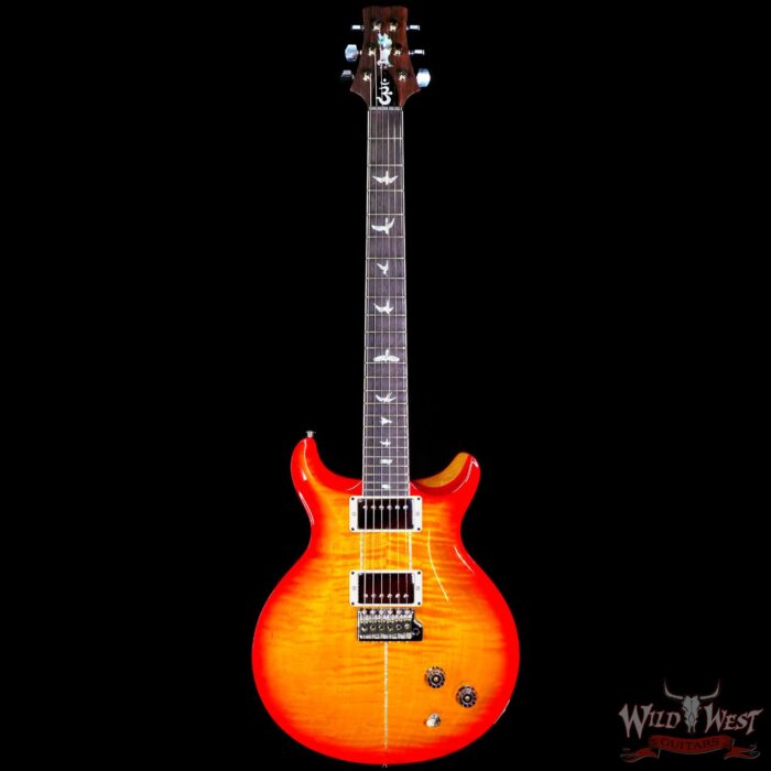 Paul Reed Smith PRS Core Series Santana Retro Rosewood Fingerboard Cherry Sunburst Natural Back - Image 3