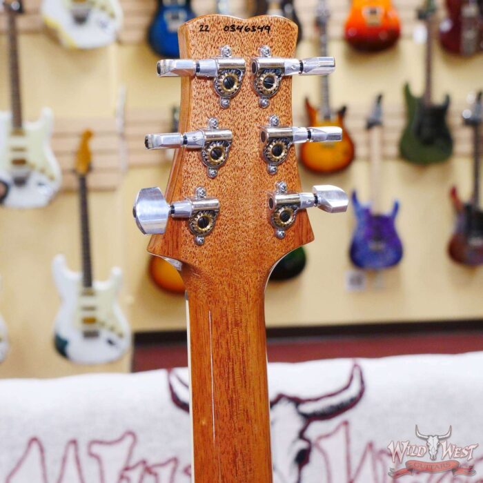 Paul Reed Smith PRS Core Series Santana Retro Rosewood Fingerboard Cherry Sunburst Natural Back - Image 10
