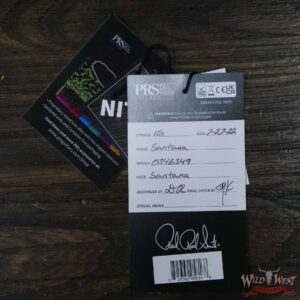 Paul Reed Smith PRS Core Series Santana Retro Rosewood Fingerboard Cherry Sunburst Natural Back - Image 12