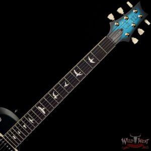 Paul Reed Smith PRS S2 McCarty 594 Singlecut SC594 Satin Frost Blue Metallic Smokeburst - Image 4