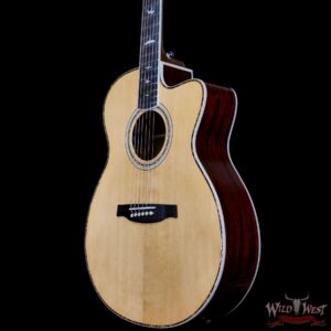 Paul Reed Smith PRS SE A40E Ebony Fretboard Ovangkol Side & Back Electric Acoustic Guitar Natural - Image 2