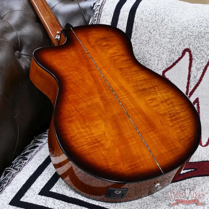 Paul Reed Smith PRS SE Electric Acoustic A50E Maple Side & Back Electric Acoustic Guitar Black Gold Burst 4.30 LBS - Image 9