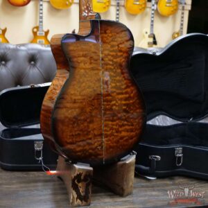 Paul Reed Smith PRS SE A55E Cutaway Eletric-Acoustic Guitar Quilted Maple Back & Side Black Gold Burst - Image 7