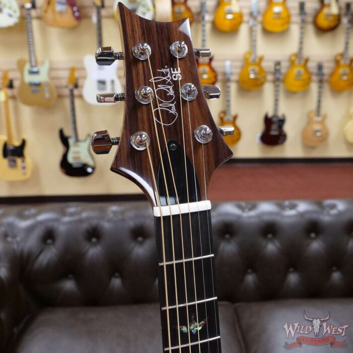 Paul Reed Smith PRS SE A55E Cutaway Eletric-Acoustic Guitar Quilted Maple Back & Side Black Gold Burst - Image 5