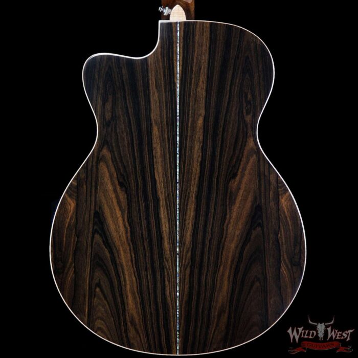 PRS SE A60E Cutaway Electric-Acoustic Guitar Sitka Spruce Top with Ziricote Back & Side Ebony Fingerboard - Image 5