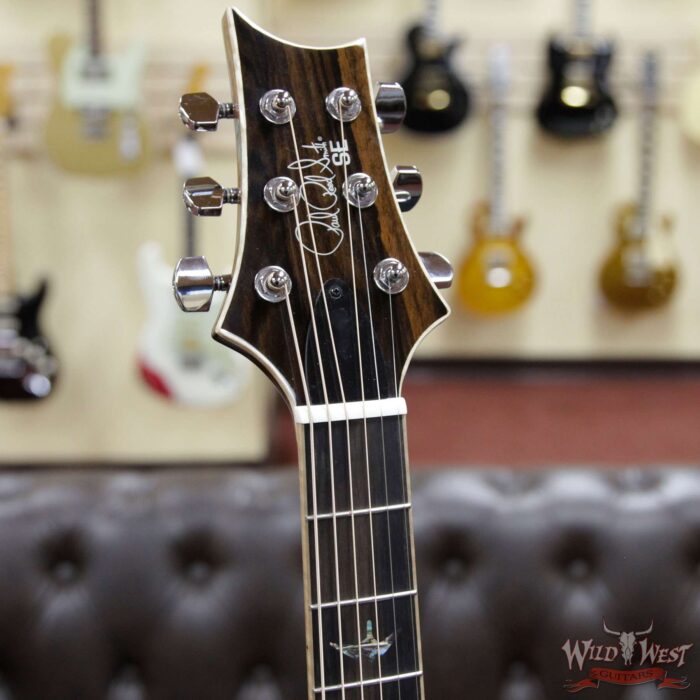 PRS SE A60E Cutaway Electric-Acoustic Guitar Sitka Spruce Top with Ziricote Back & Side Ebony Fingerboard - Image 6