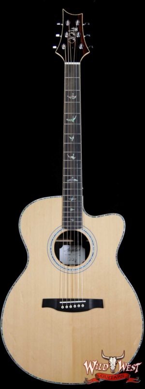 PRS SE A60E Cutaway Electric-Acoustic Guitar Sitka Spruce Top with Ziricote Back & Side Ebony Fingerboard