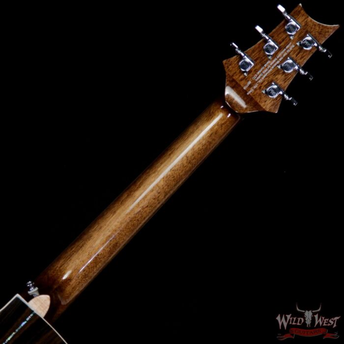PRS SE A60E Cutaway Electric-Acoustic Guitar Sitka Spruce Top with Ziricote Back & Side Ebony Fingerboard - Image 9