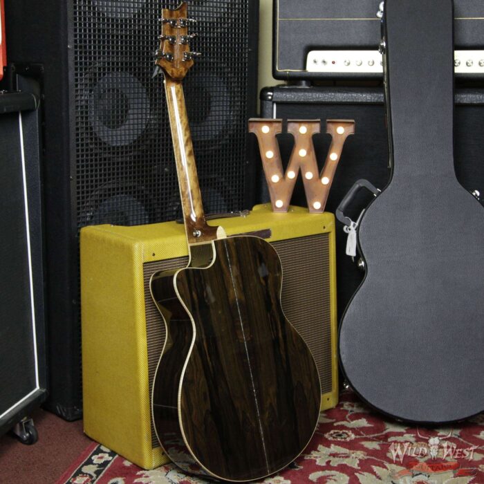 Paul Reed Smith PRS SE A60E Cutaway Electric-Acoustic Guitar Sitka Spruce Top with Ziricote Ebony Fingerboard - Image 7