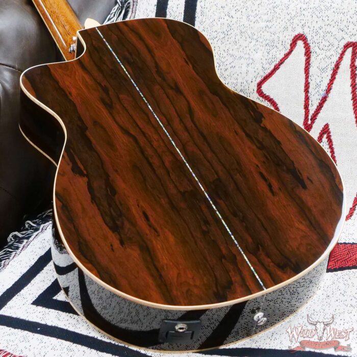 Paul Reed Smith PRS SE A60E Cutaway Electric-Acoustic Guitar Sitka Spruce Top Ziricote Back & Side Ebony Fingerboard - Image 9