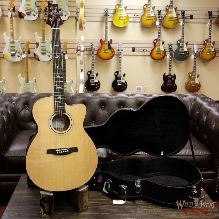 Paul Reed Smith PRS SE All-New 2018 Electric Acoustic AX20E Ebony Fretboard Natural - Image 4