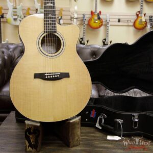 Paul Reed Smith PRS SE All-New 2018 Electric Acoustic AX20E Ebony Fretboard Natural - Image 6
