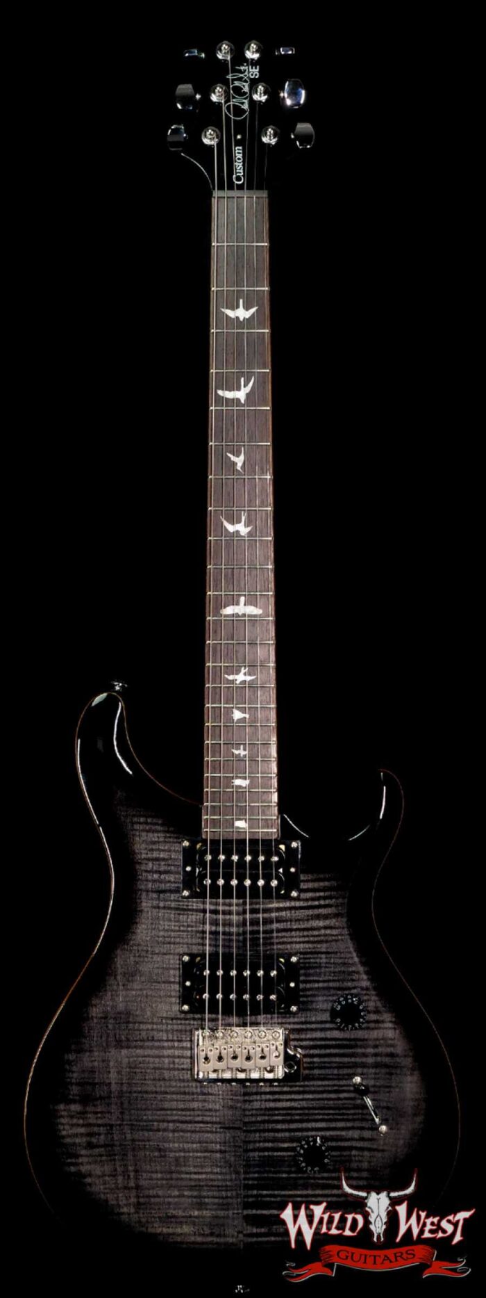2021 Paul Reed Smith PRS SE Custom 24 Charcoal Burst - Image 1