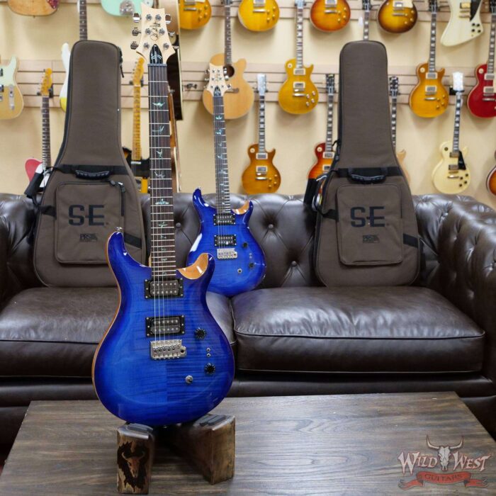 Paul Reed Smith PRS 35th Anniversary SE Custom 24 Faded Blue Burst C24185 - Image 4