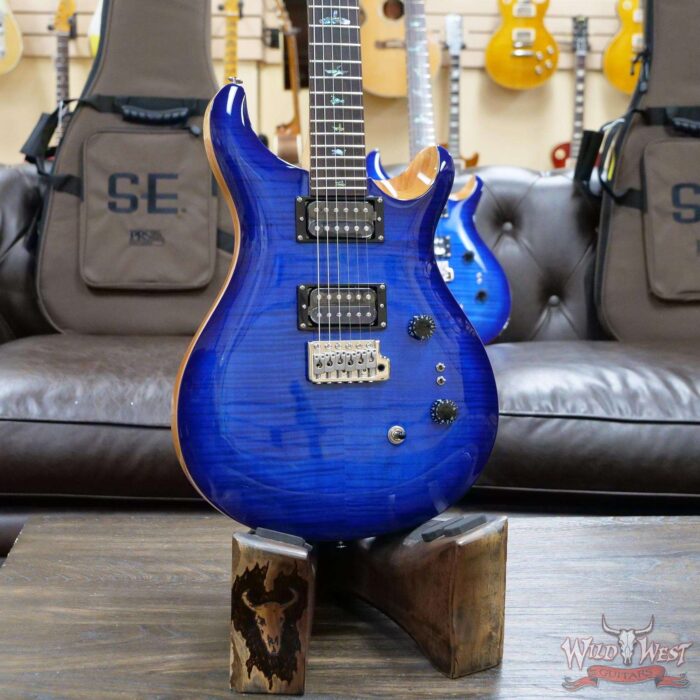 Paul Reed Smith PRS 35th Anniversary SE Custom 24 Faded Blue Burst C25432 - Image 6