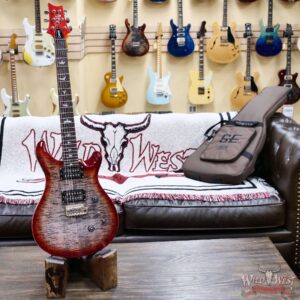 Paul Reed Smith PRS SE Custom 24 Charcoal Cherry Burst 7.40 LBS - Image 4