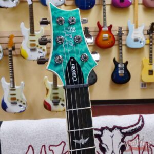 Paul Reed Smith PRS SE Custom 24 Quilt Turquoise F050465 - Image 5