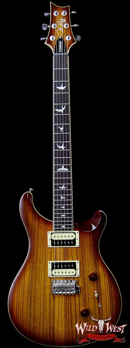 Paul Reed Smith PRS SE Custom 24 Zebrawood Top Rosewood Fingerboard Vintage Sunburst