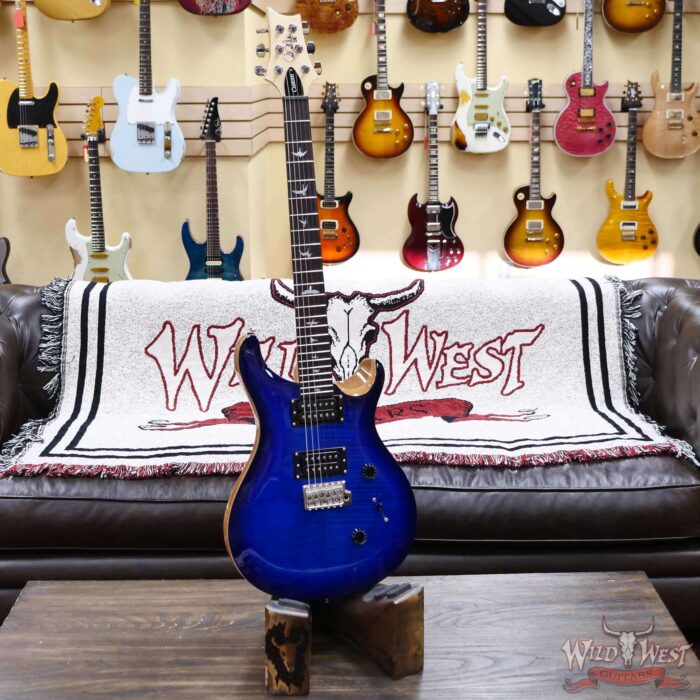 2021 Paul Reed Smith PRS SE Custom 24 Faded Blue Burst - Image 4