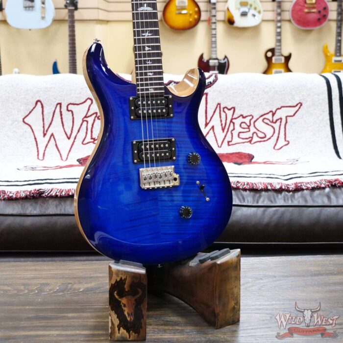 2021 Paul Reed Smith PRS SE Custom 24 Faded Blue Burst - Image 6