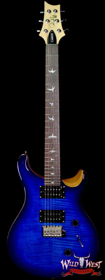 2021 Paul Reed Smith PRS SE Custom 24 Faded Blue Burst
