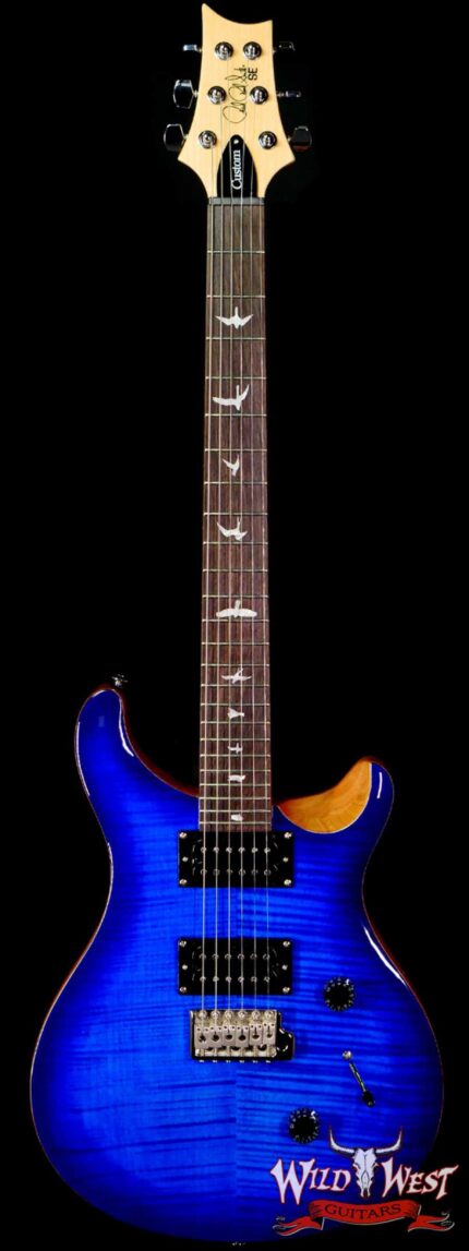 2021 Paul Reed Smith PRS SE Custom 24 Faded Blue Burst