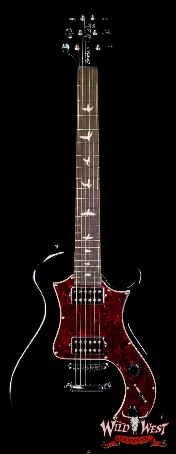 Paul Reed Smith PRS SE Series Starla Stoptail Black w/Tortoise Pickguard - Image 1