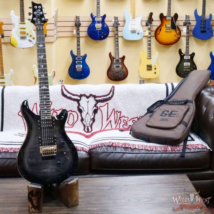 Paul Reed Smith PRS SE Series Custom 24 “Floyd” FR Charcoal 7.65 Pounds - Image 4