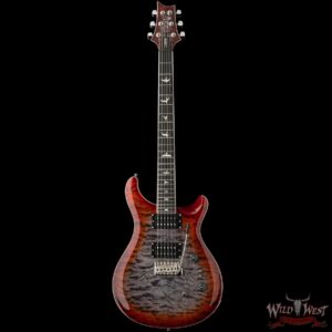 Paul Reed Smith PRS SE Custom 24-08 Quilt Charcoal Cherry Burst 8.00 lbs - Image 2