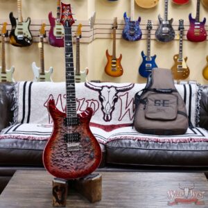 Paul Reed Smith PRS SE Custom 24-08 Quilt Charcoal Cherry Burst 8.00 lbs - Image 3