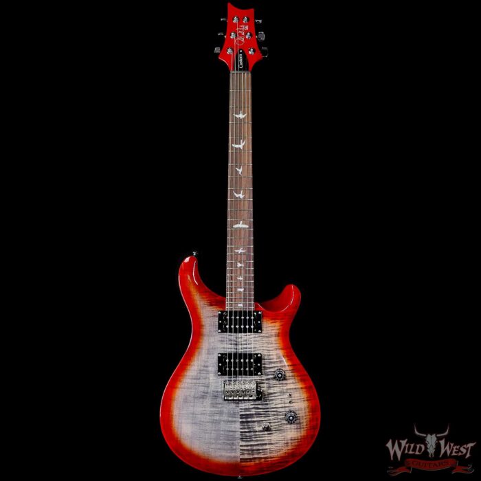 Paul Reed Smith PRS SE Custom 24-08 Charcoal Cherry Burst 7.80 LBS - Image 3
