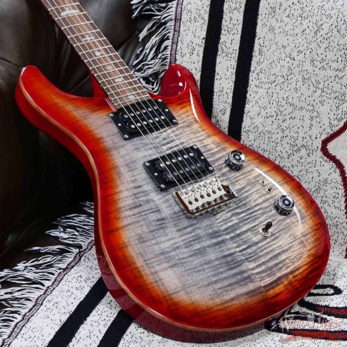 Paul Reed Smith PRS SE Custom 24-08 Charcoal Cherry Burst 7.80 LBS - Image 6